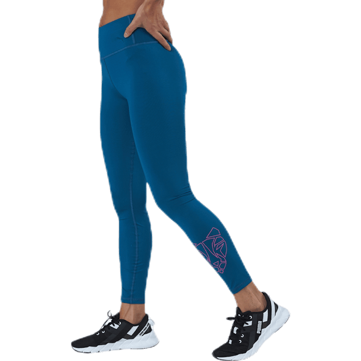 Train Shine High Rise 7/8 Tight Blue