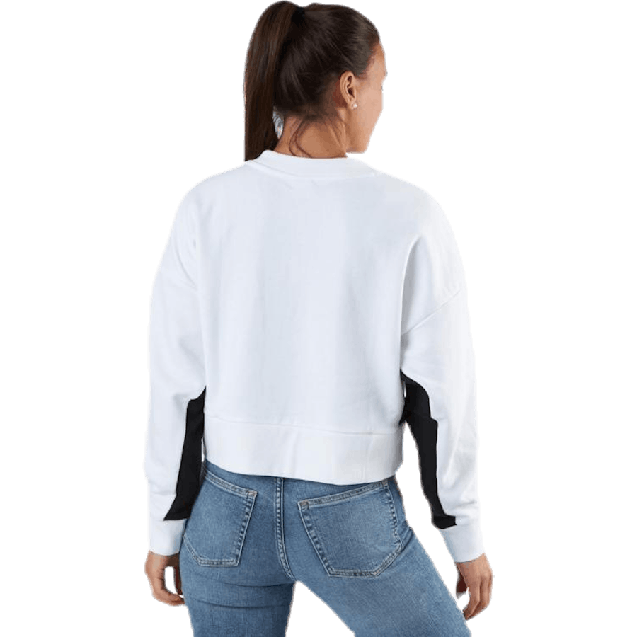 Classics Cropped Crew White