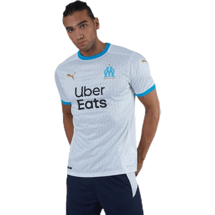 Olympique Marseille Home Shirt Replica Blue/White