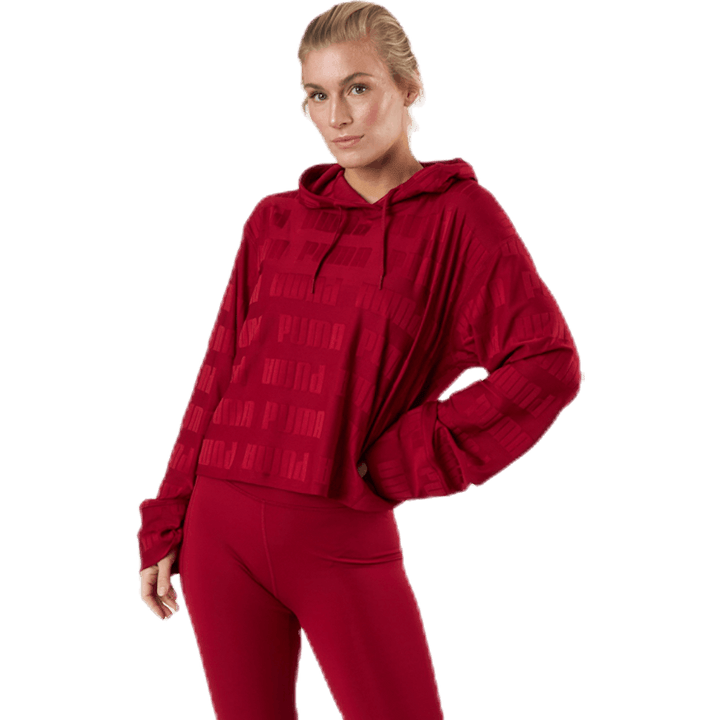 Felpa con cappuccio Train First Mile Mono Rosso