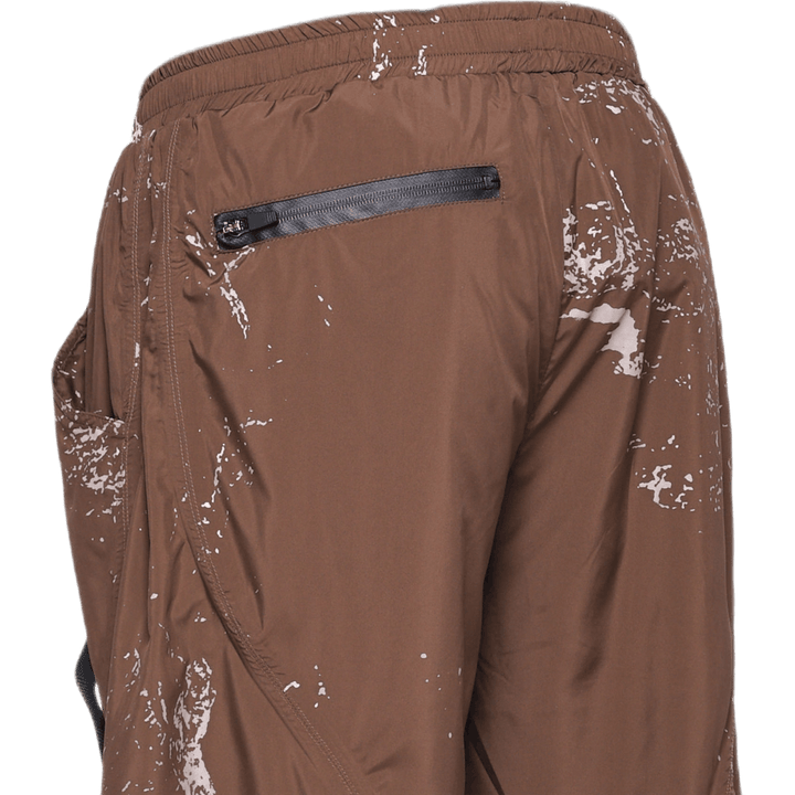 Rock Print Shorts Brown