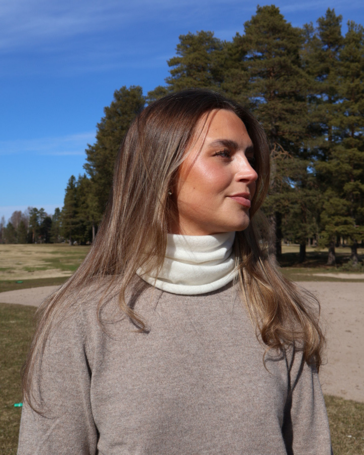 Cashmere Neckwarmer White