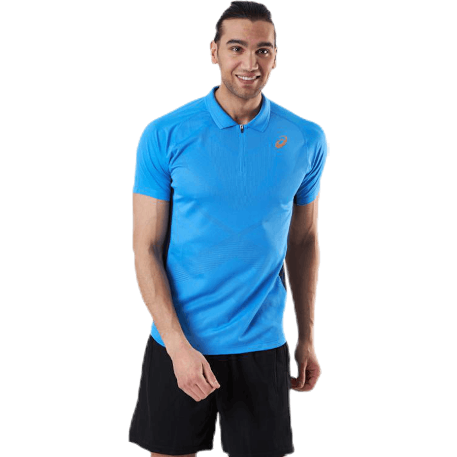 Tennis Polo Shirt Blue