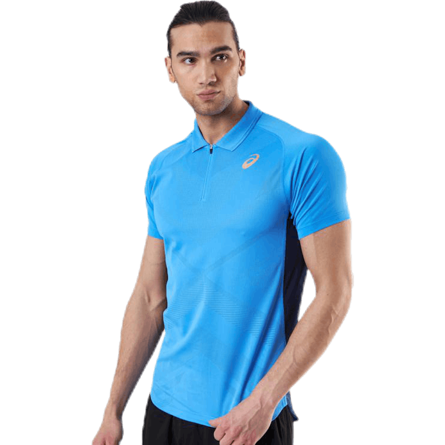 Tennis Polo Shirt Blue