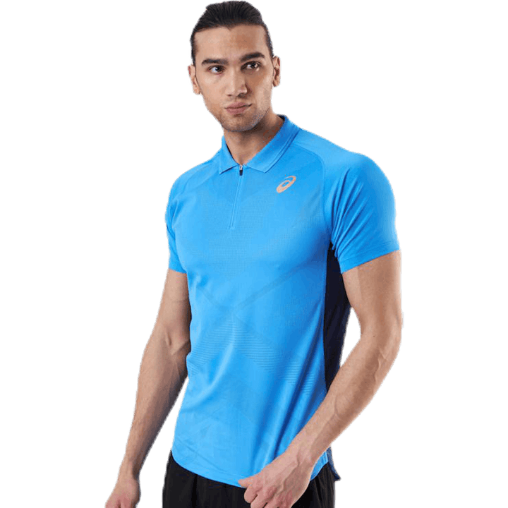 Tennis Polo Shirt Blue