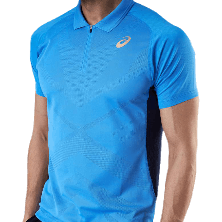 Tennis Polo Shirt Blue