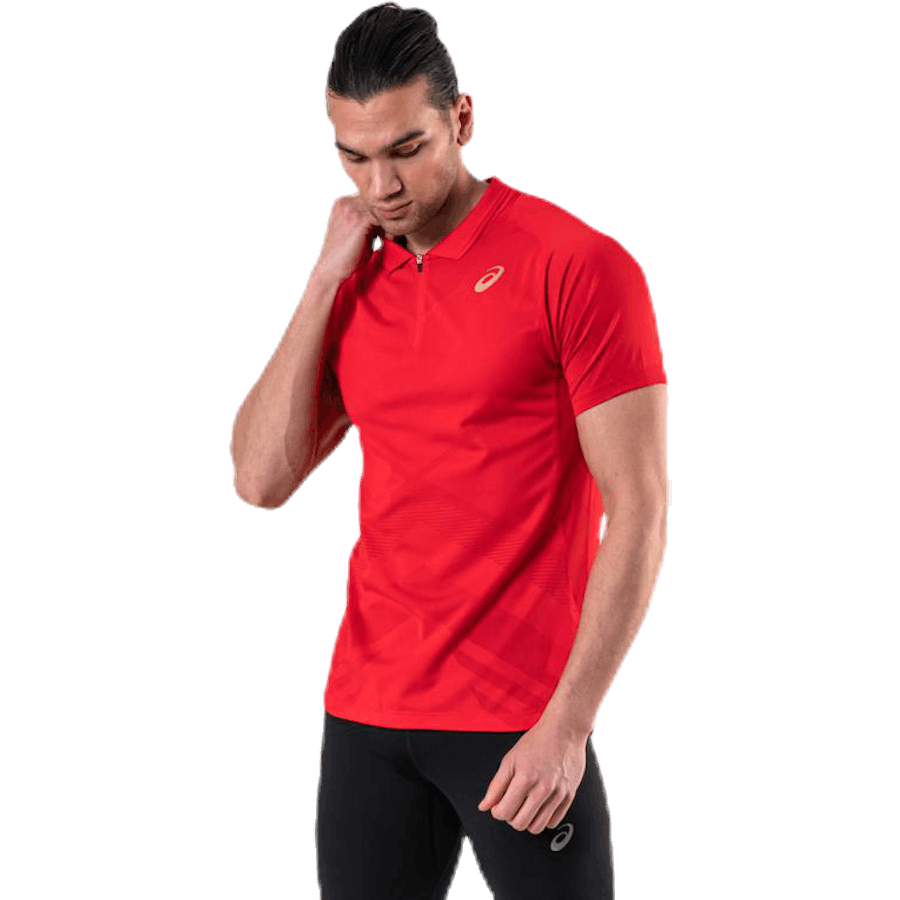 Tennis Polo Shirt Red