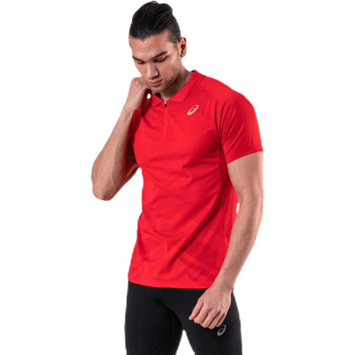 Tennis Polo Shirt Red