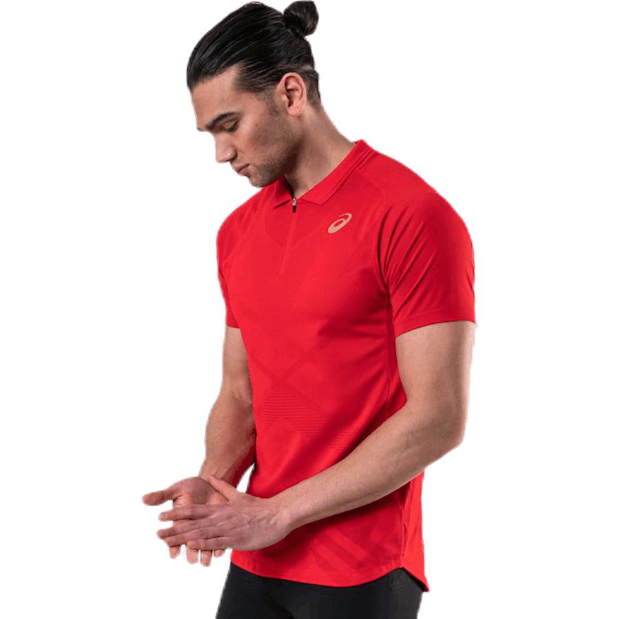 Tennis Polo Shirt Red
