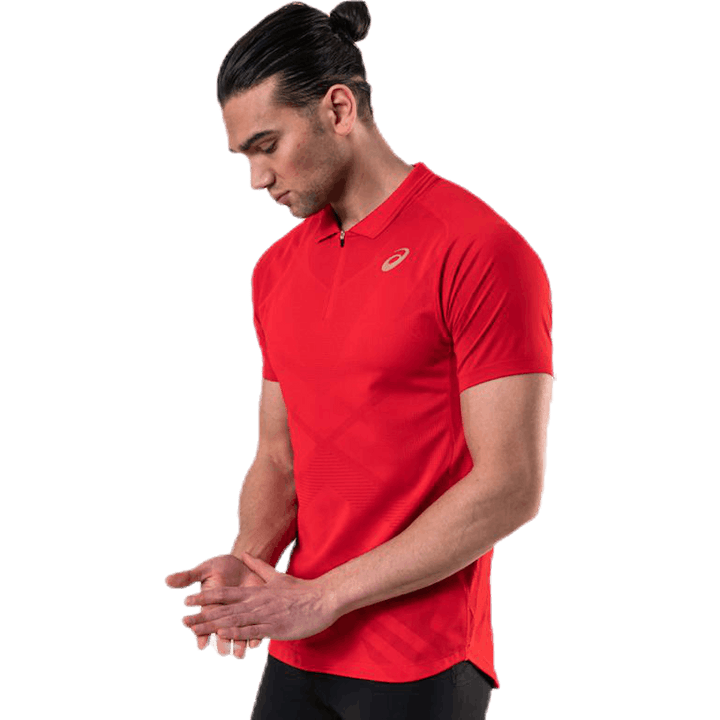 Tennis Polo Shirt Red