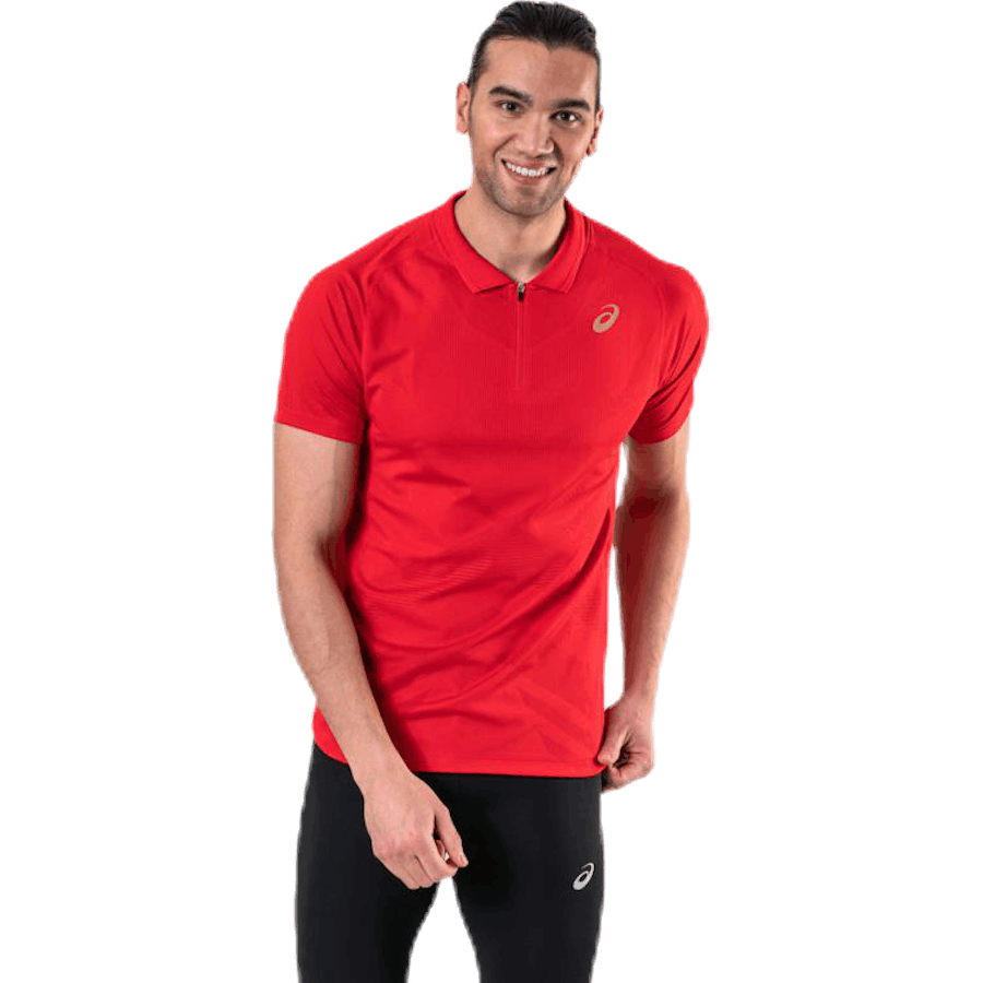 Tennis Polo Shirt Red
