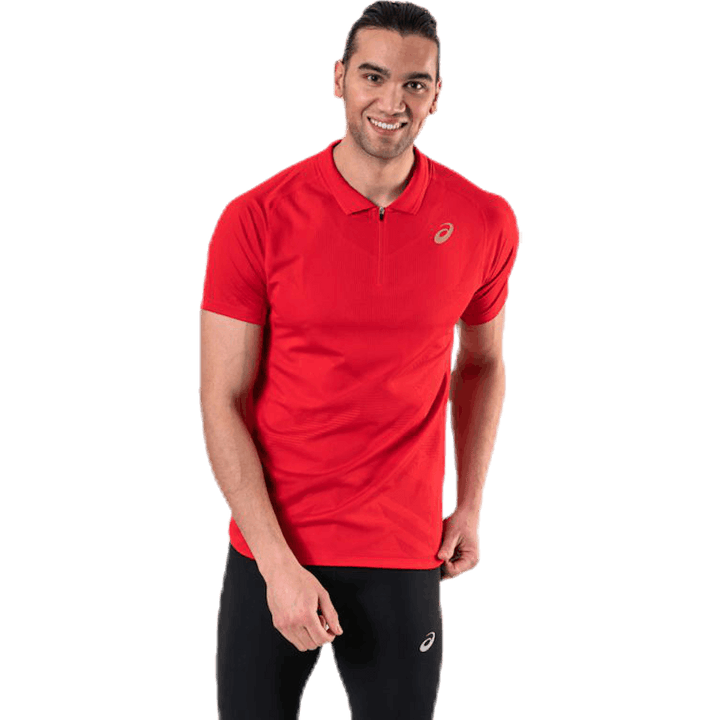 Tennis Polo Shirt Red