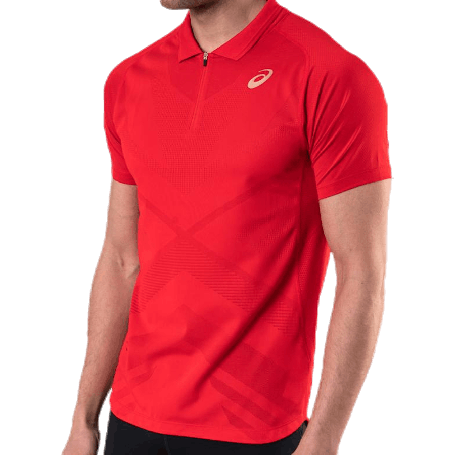 Tennis Polo Shirt Red