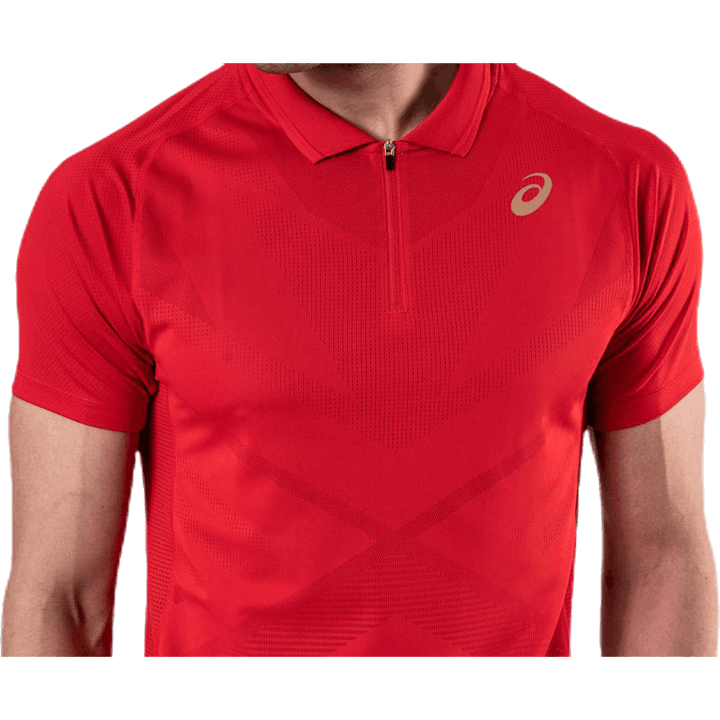 Tennis Polo Shirt Red