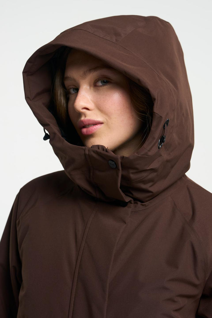 Aurelia Parka Women Dark Brown