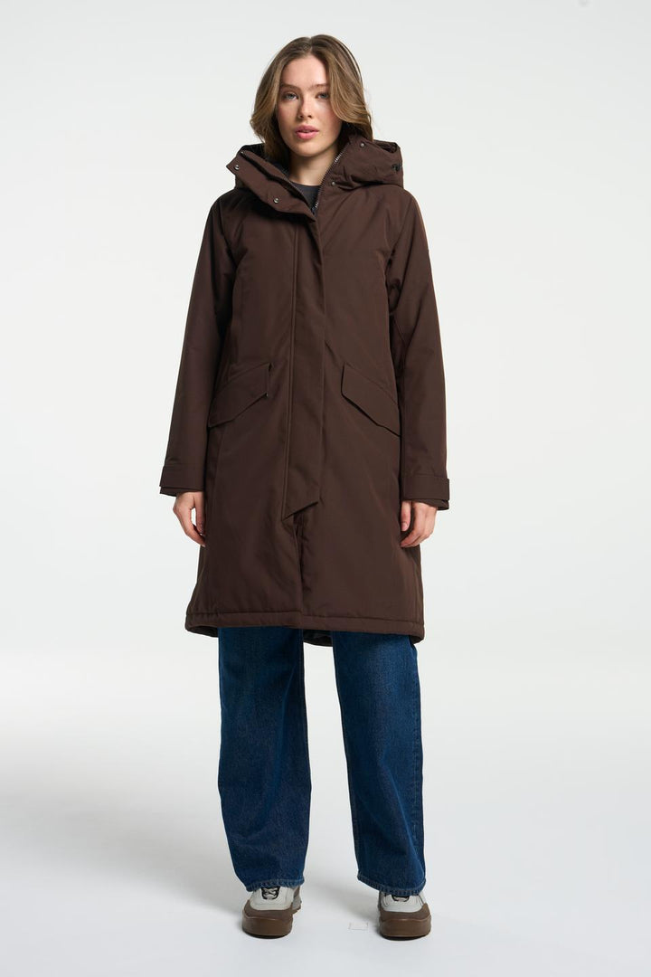 Aurelia Parka Women Dark Brown