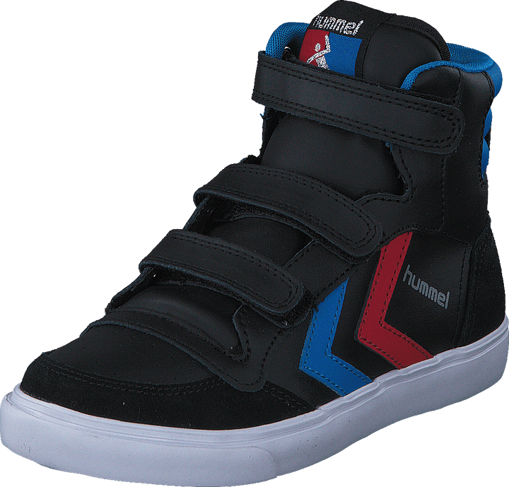 Stadil Jr Leather High Black/Blue/Red/Gum