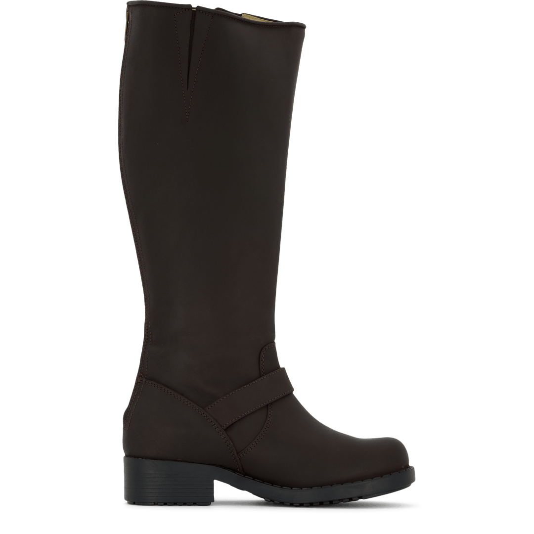 High Zip Back Brown/Gold