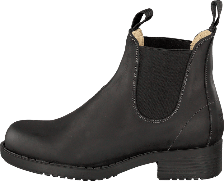 Low Elastic Chelsea Black