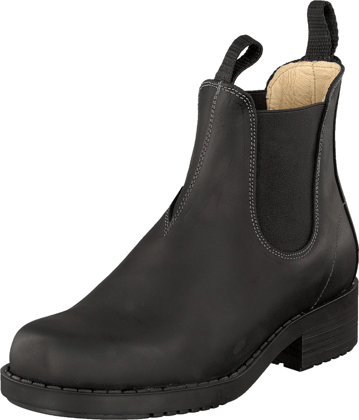 Low Elastic Chelsea Black