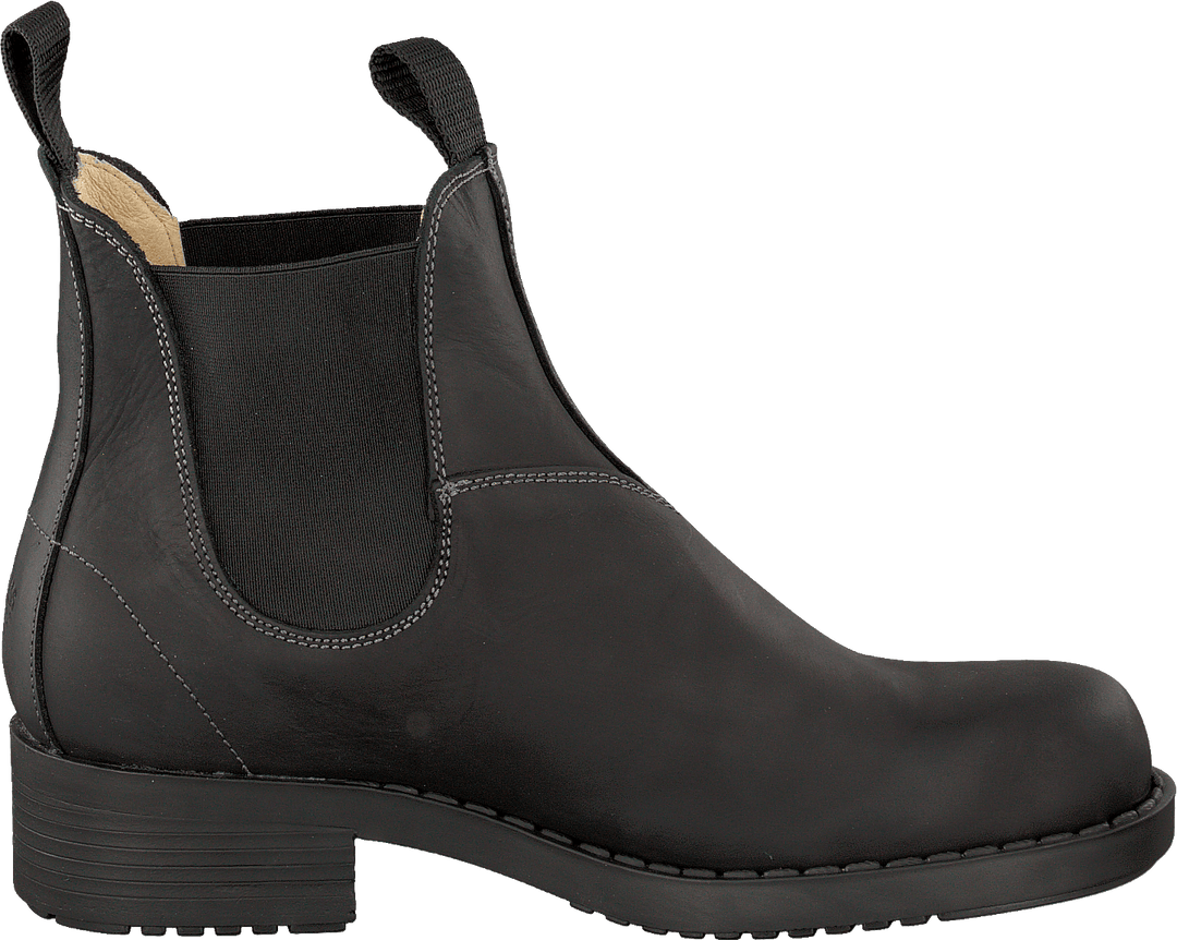 Low Elastic Chelsea Black