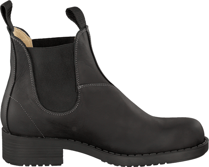 Low Elastic Chelsea Black