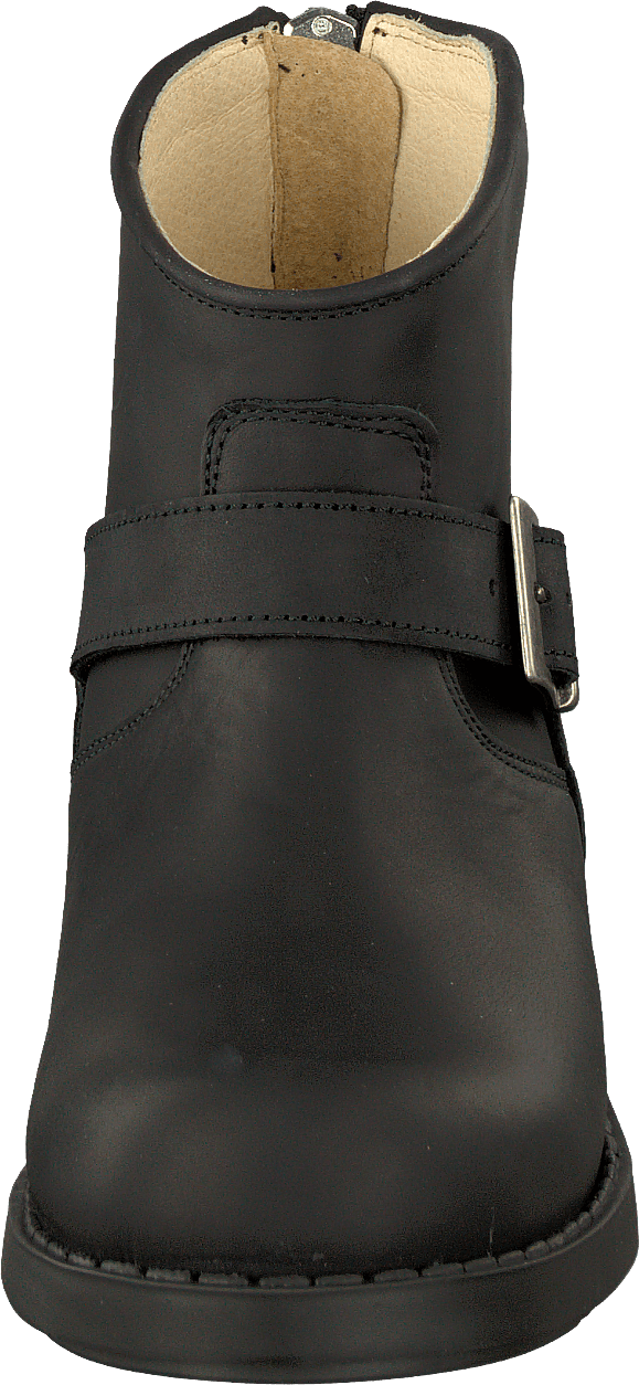 Very Low Boot Zip Back Black/Silver