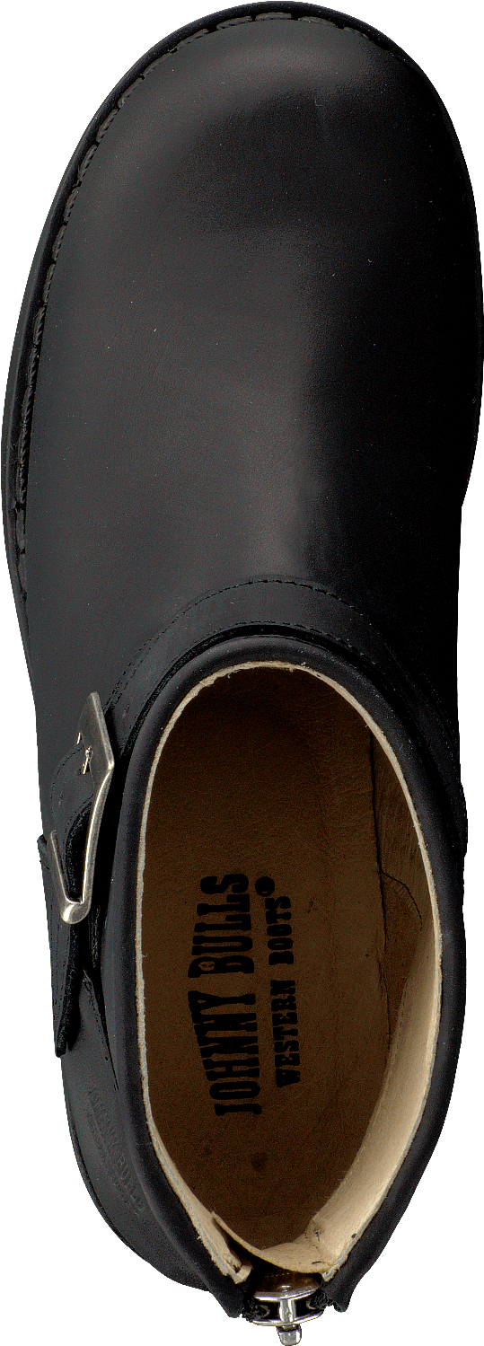 Very Low Boot Zip Back Black/Silver