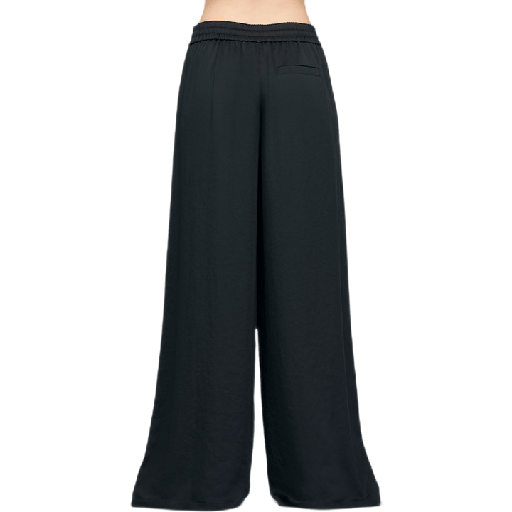 Light Wash & Go Wide Leg Pants Black