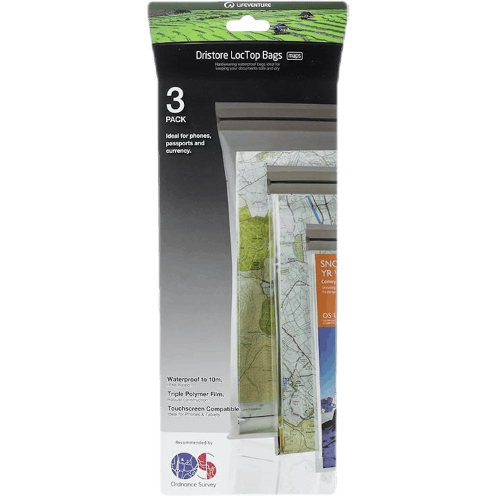 DriStore LocTop Bags - For Maps White/Black
