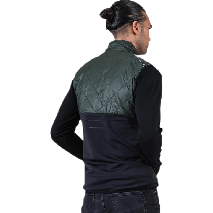 Brandon Chevron Gilet Green