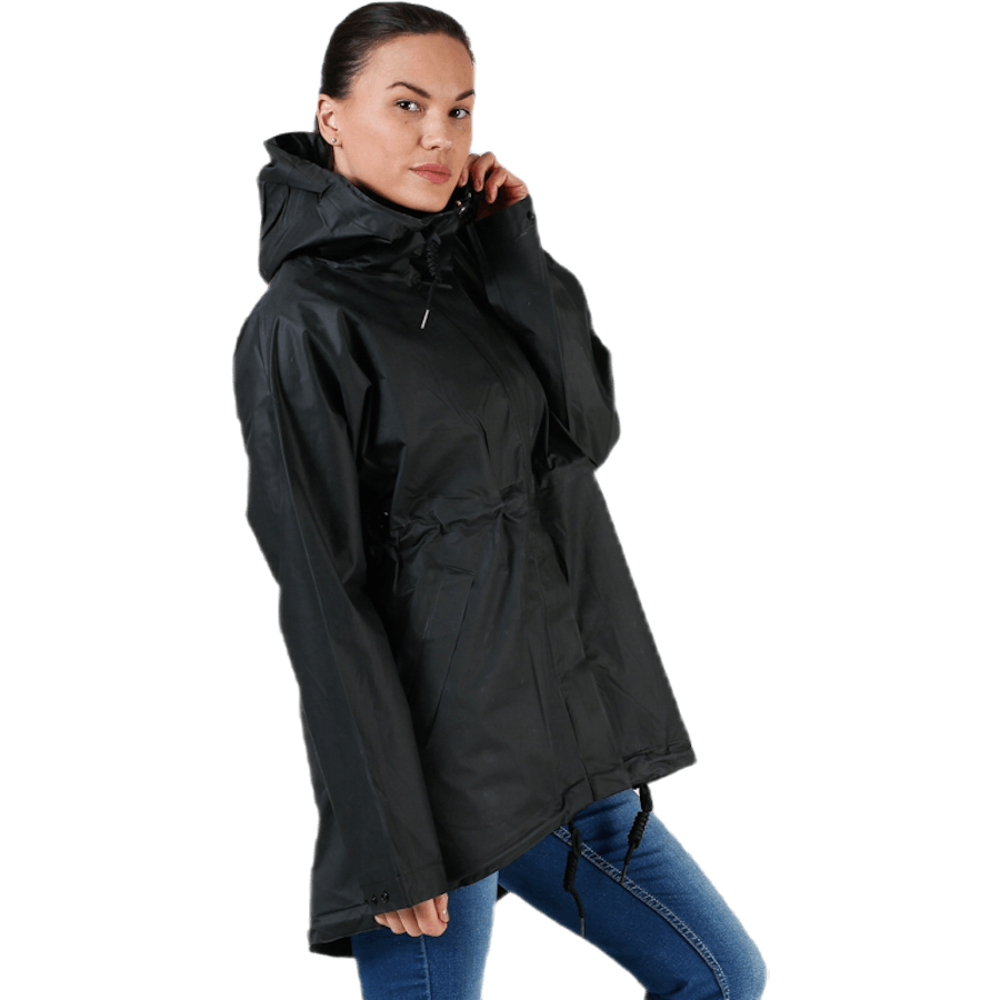 Original R Vinyl Smock W Black