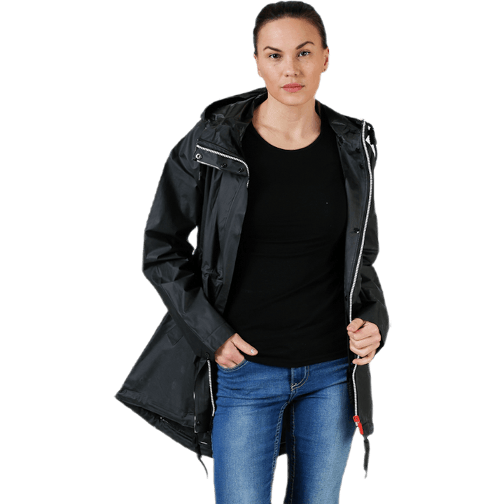 Original R Vinyl Smock W Black