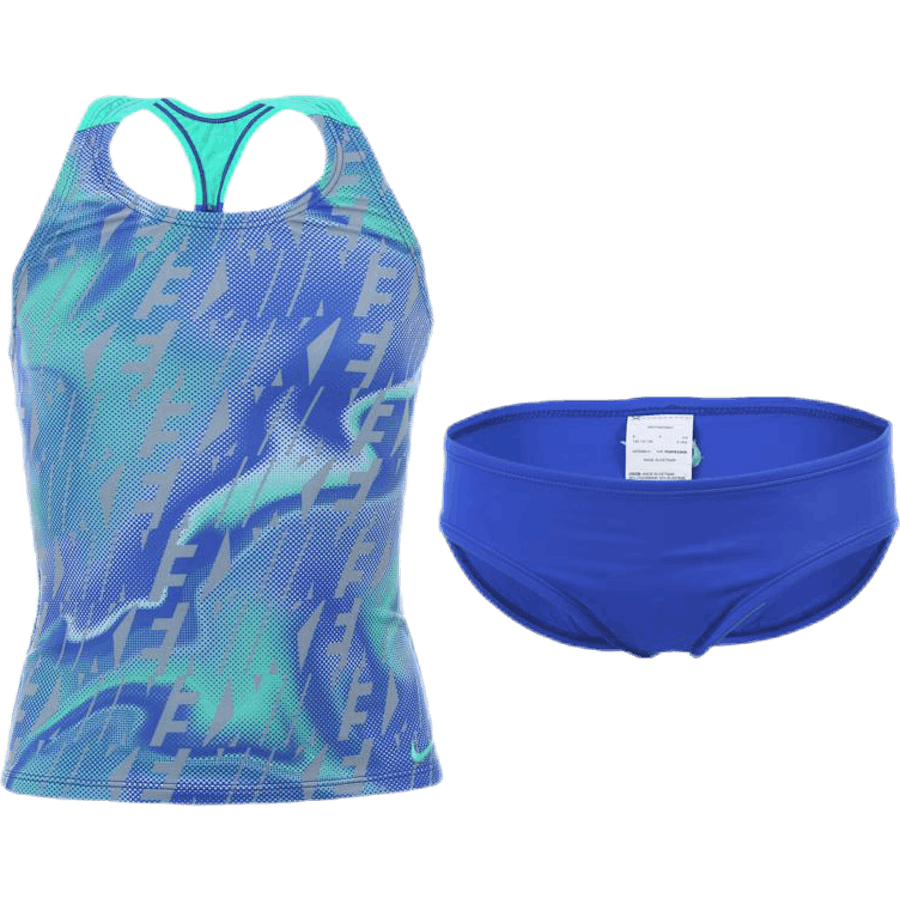 Racerback Sport Tankini Set Blue