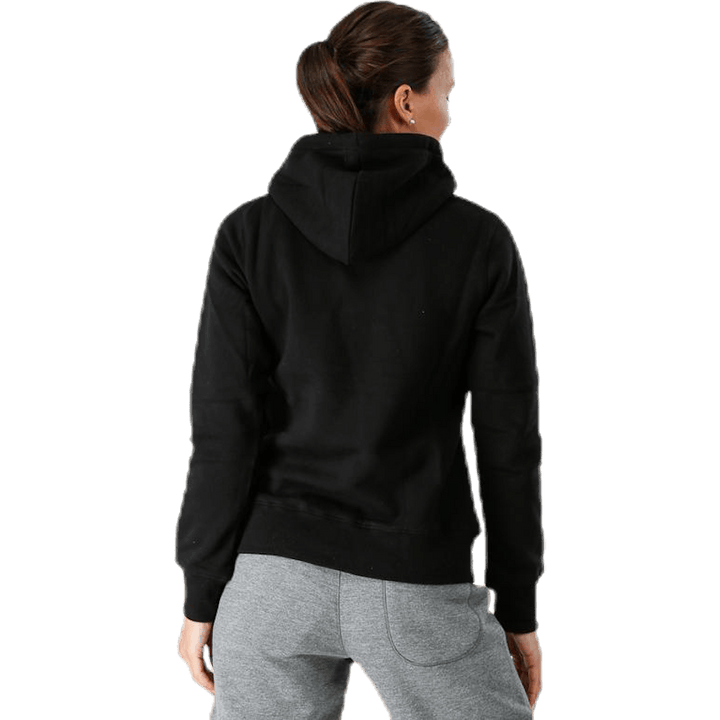 Pull Over Logo Hoody Black