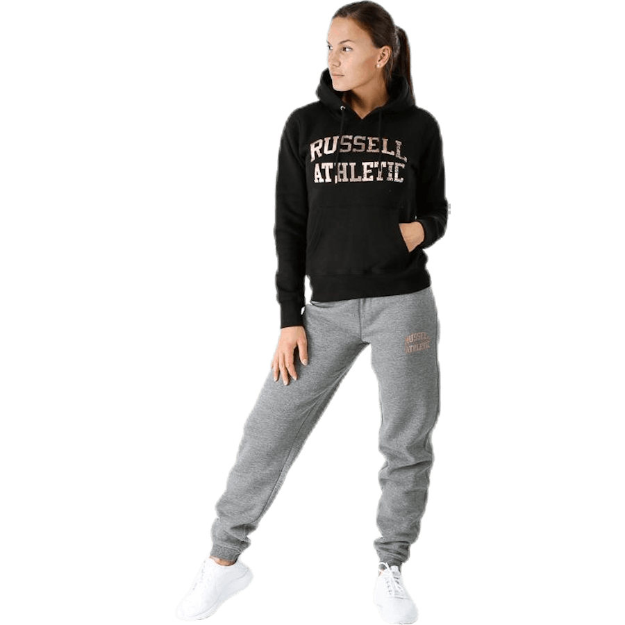 Pull Over Logo Hoody Black