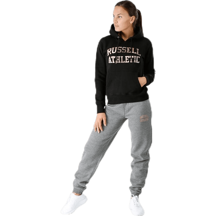 Pull Over Logo Hoody Black