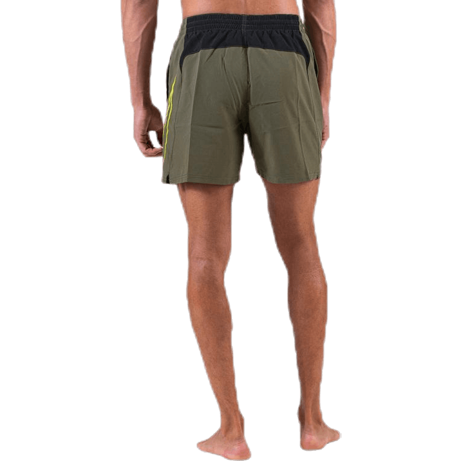 5" Volley Short Big Swoosh Green