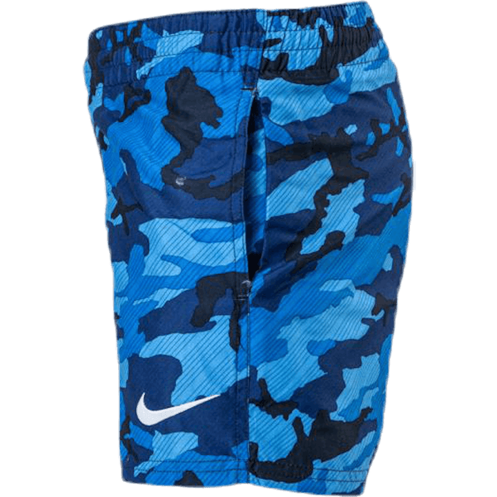 4" Volly Short Camo Junior Blue