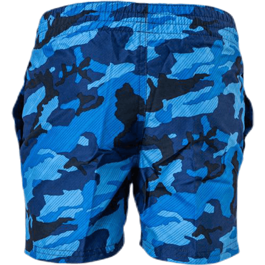 4" Volly Short Camo Junior Blue