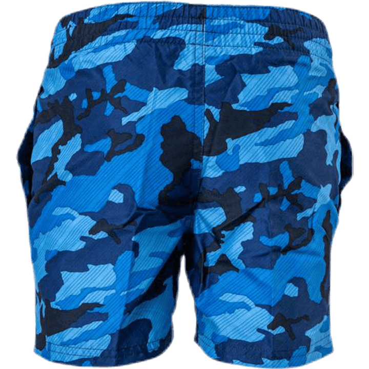 4" Volly Short Camo Junior Blue