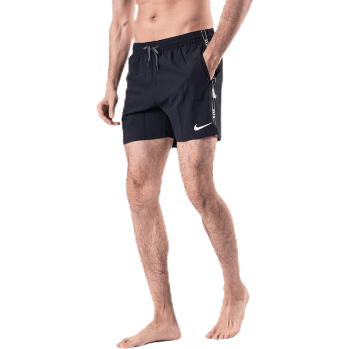 5" Volley Short Logo Black
