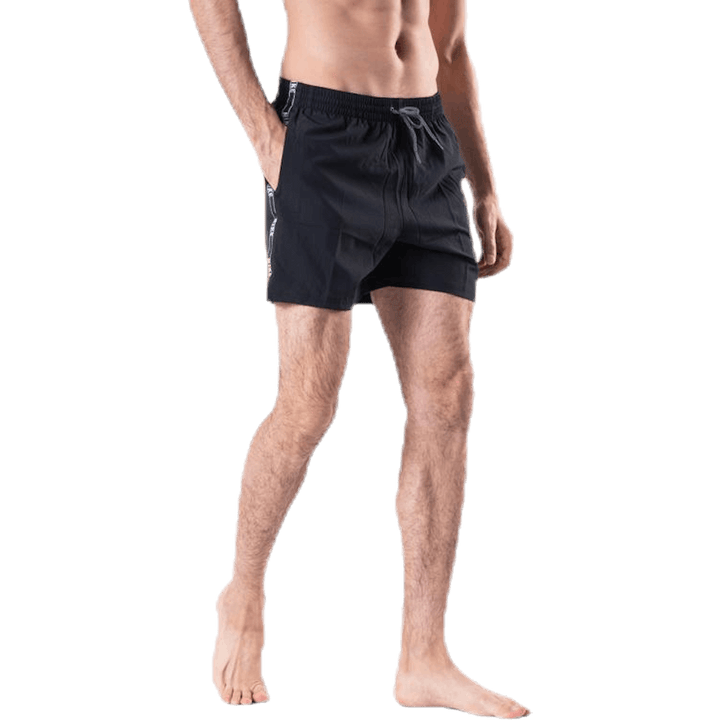 5" Volley Short Logo Black