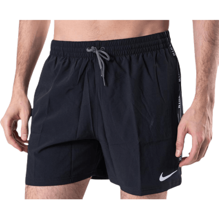 5" Volley Short Logo Black