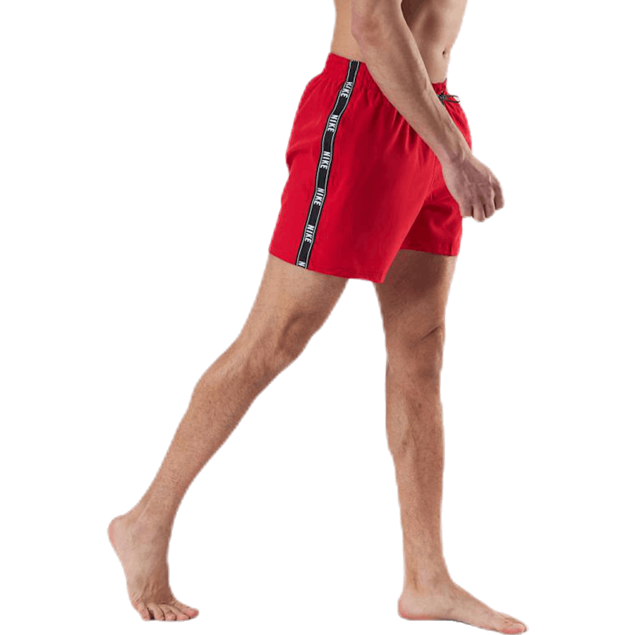 5" Volley Short Logo Red