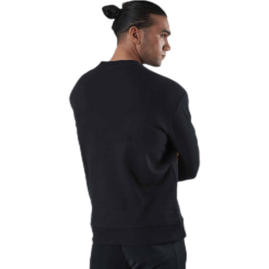 Sweat met groot logo Zwart
