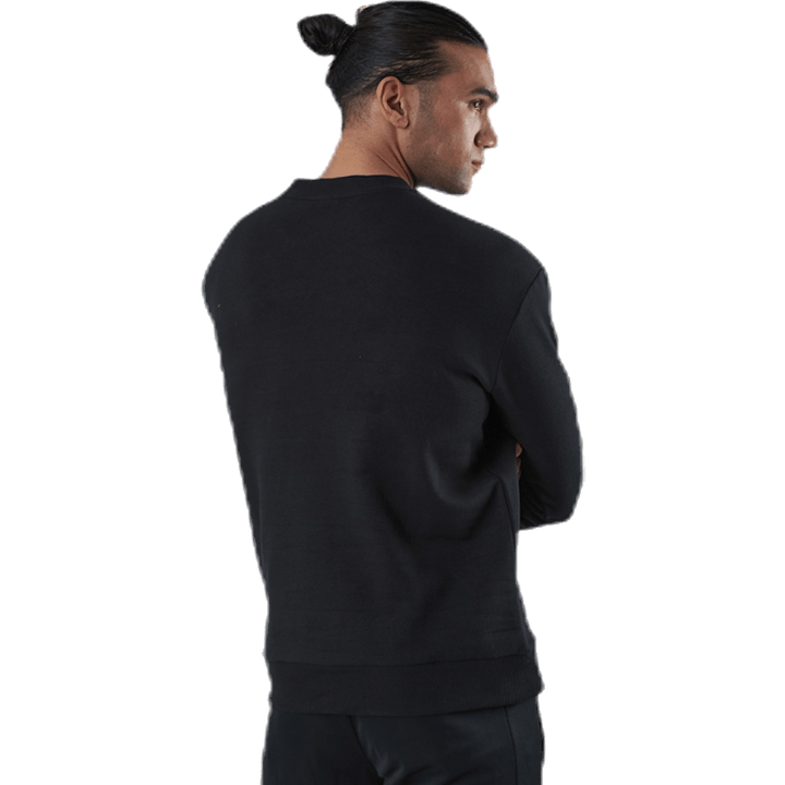 Sweat met groot logo Zwart