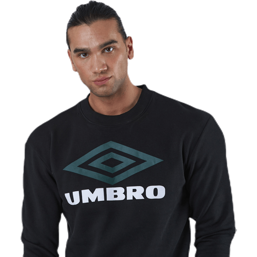 Sweat met groot logo Zwart
