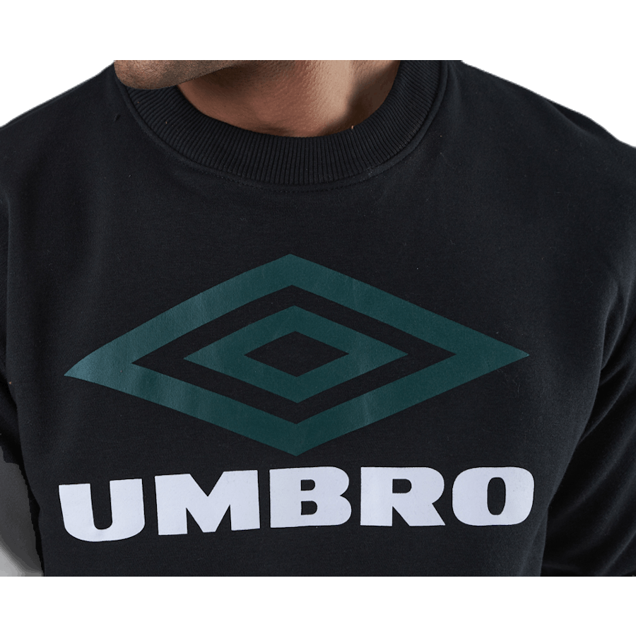 Sweat met groot logo Zwart