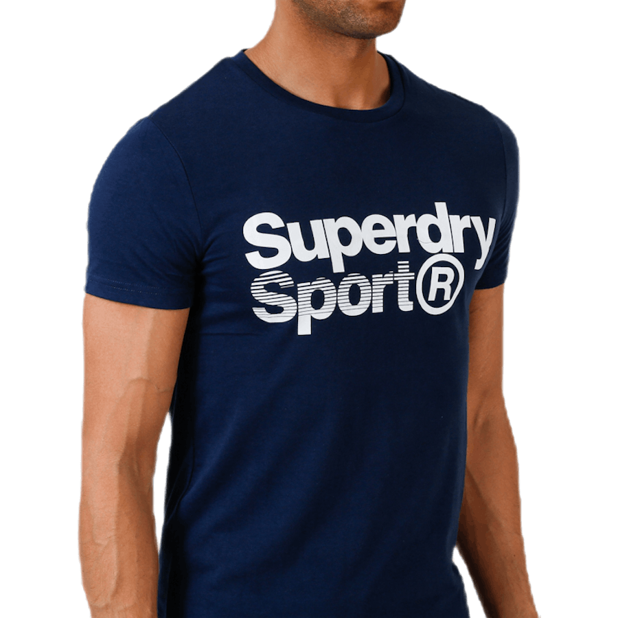 Core Sport Graphic Tee Sinine